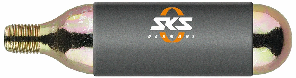 SKS Germany CO₂ Cartouche Caoutchoutée Avec Filetage 16g 1 SKS Germany CO₂ Cartouche Caoutchoutée Avec Filetage 16g