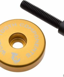 Wolf Tooth Components Capuchon Ahead Ultraléger Spacer Intégré De 5 Mm -Composants Soldes STEMCAP5MMGLD