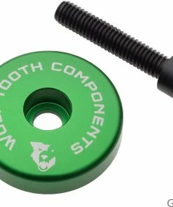 Wolf Tooth Components Capuchon Ahead Ultraléger Spacer Intégré De 5 Mm -Composants Soldes STEMCAP5MMGRN