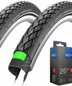 Schwalbe Marathon 47-559 + Chambre à Air SV13 Set