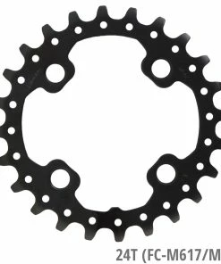 Shimano SLX/DEORE Plateau Pour FC-M660/M617 8 Shimano SLX/DEORE Plateau Pour FC-M660/M617 -Composants Soldes Shimano 24T Y1RP24000