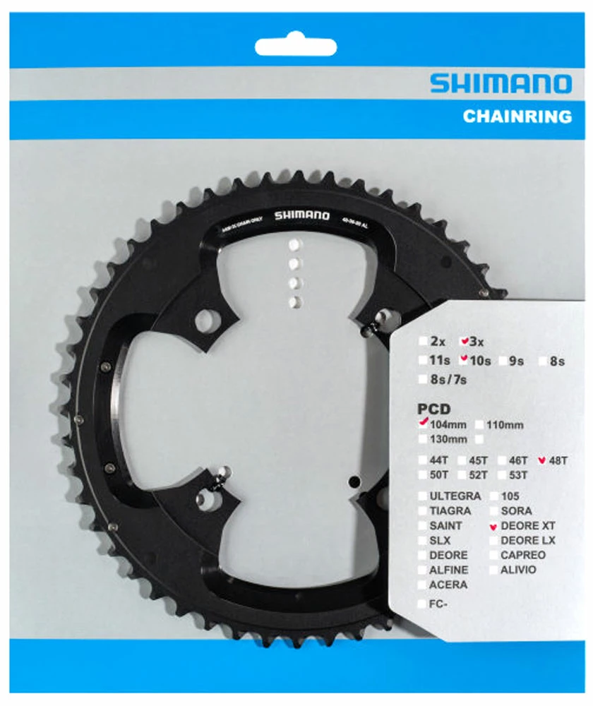 Shimano FC-T8000 Plateau 48T Pour Garde-Chaîne 1 Shimano FC-T8000 Plateau 48T Pour Garde-Chaîne