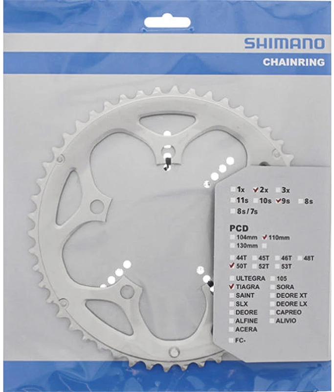 Shimano TIAGRA Plateau 9 Vitesses Pour FC-4550 50 Dents 1 Shimano TIAGRA Plateau 9 Vitesses Pour FC-4550 50 Dents