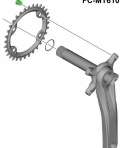 Shimano Vis De Plateau Pour FC-MT600-2/MT610 (4 Pièces) 5 Shimano Vis De Plateau Pour FC-MT600-2/MT610 (4 Pièces) -Composants Soldes Shimano Kettenblattschrauben fur FC MT610