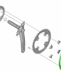 Shimano Garde-chaîne Pour FC-T8000 -Composants Soldes Shimano Kettenschutzring fur FC T8000 Y1VL98030 c