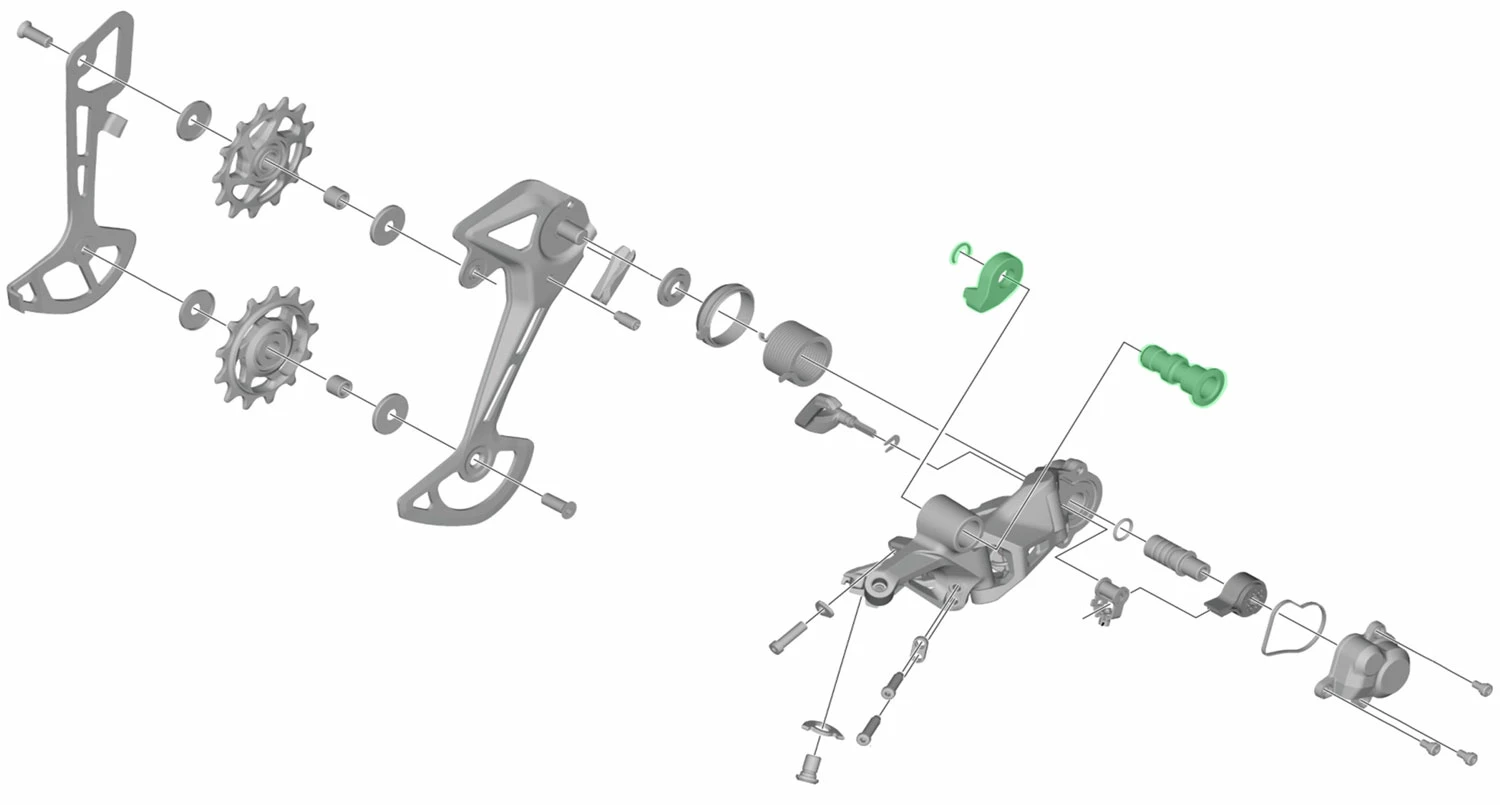 Shimano Unité D'axe Pour Support De Dérailleur RD-M7100/7120 2 Shimano Unité D'axe Pour Support De Dérailleur RD-M7100/7120 – Image 2