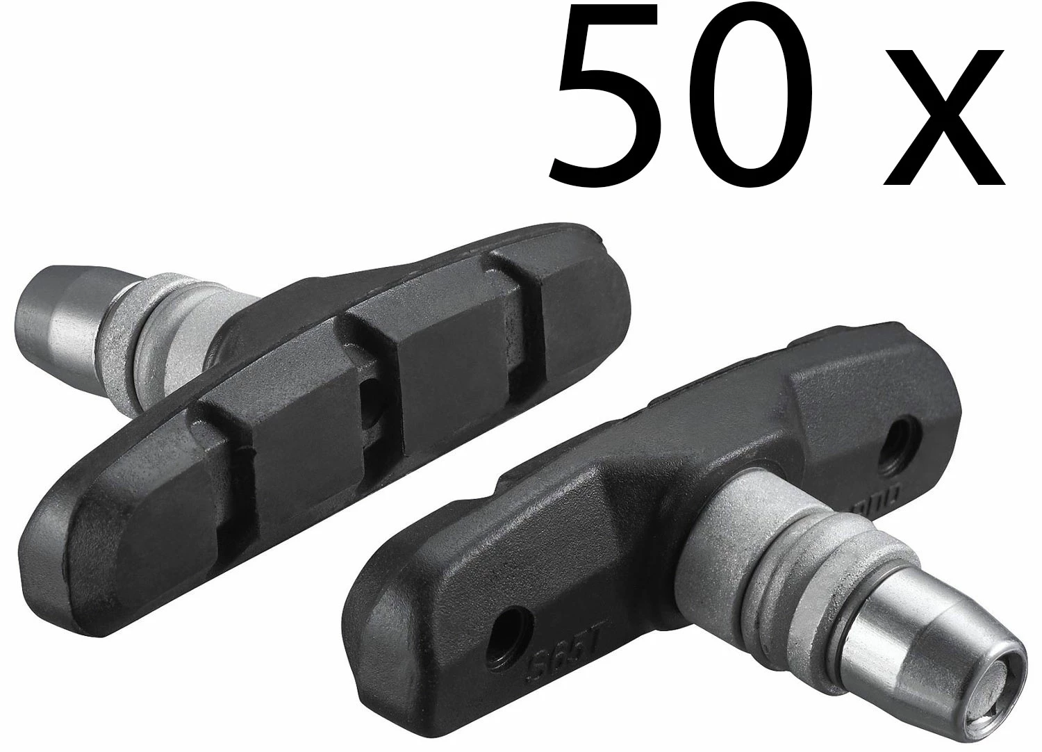 Shimano S65T Patins De Frein V-Brake (50 Paires) 1 Shimano S65T Patins De Frein V-Brake (50 Paires)