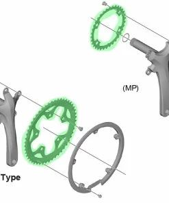 Shimano SORA FC-R3000/FC-3550 Plateau De Chaîne -Composants Soldes Shimano SORA FC R3000 FC 3550 Kettenblatt