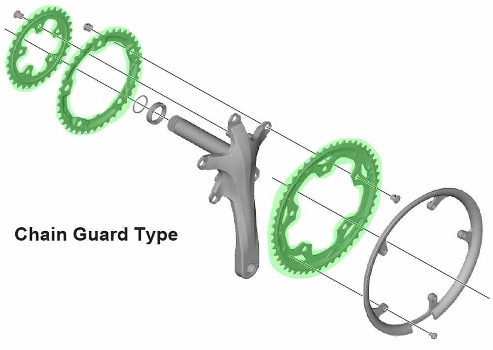 Shimano SORA FC-R3030/FC-3503 Plateau Pour Garde-Chaîne 5 Shimano SORA FC-R3030/FC-3503 Plateau Pour Garde-Chaîne – Image 5
