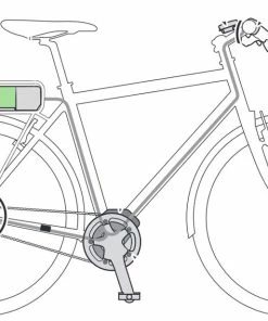 Shimano Batterie STEPS BT-E6001 504Wh Pour Montage Sur Le Porte-bagages -Composants Soldes Shimano STEPS BT E6001 504Wh Akku fur Gepacktragermontage