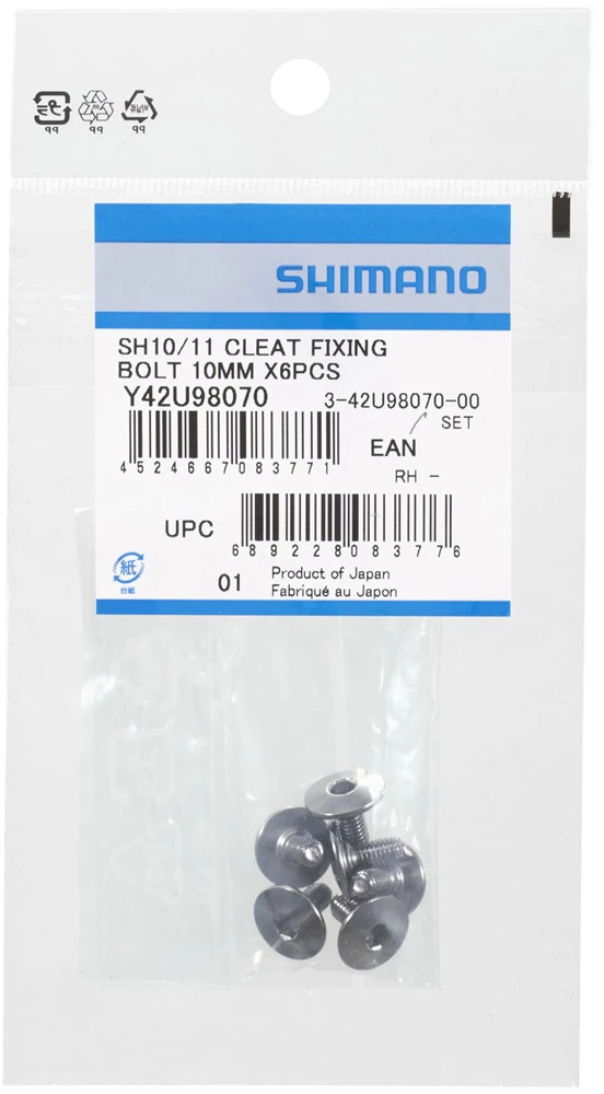 Shimano Vis De Plaque De Chaussure M5 X 10mm Pour SM-SH10/11/12 2 Shimano Vis De Plaque De Chaussure M5 X 10mm Pour SM-SH10/11/12 – Image 2