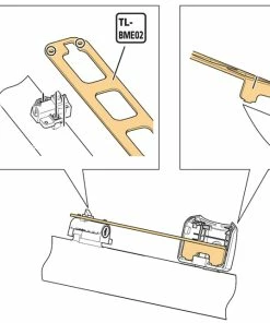 Shimano TL-BME02 Gabarit Pour Support De Batterie STEPS BM-E8010/E8016 -Composants Soldes Shimano TL BME02 YEZY00014 d