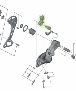 Shimano Unité D'axe Pour Support De Dérailleur RD-M8000 -Composants Soldes Shimano Achseinheit fur Schaltwerk Halter RD M8000 Y5RT98010 c