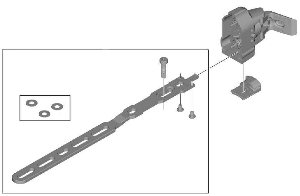 Shimano Di2 BM-DN100-L Porte-piles Long Externe 2 Shimano Di2 BM-DN100-L Porte-piles Long Externe – Image 2
