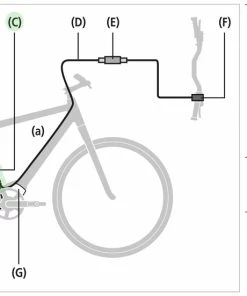 Shimano Di2 EW-EX010 Adaptateur De Câble Pour Transmission Bosch -Composants Soldes Shimano Di2 Kabeladapter EW EX010 fur Bosch Antrieb IEWEX010 c
