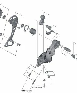 Shimano Guide-chaîne Intérieur Pour RD-M8000 5 Shimano Guide-chaîne Intérieur Pour RD-M8000 -Composants Soldes Shimano Kettenleitblech Innen fur RD M8000