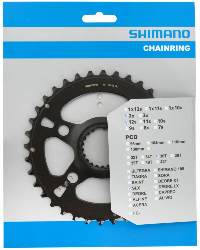 Shimano SLX FC-M7100 Plateau 2x12 Vitesses 2 Shimano SLX FC-M7100 Plateau 2x12 Vitesses – Image 2