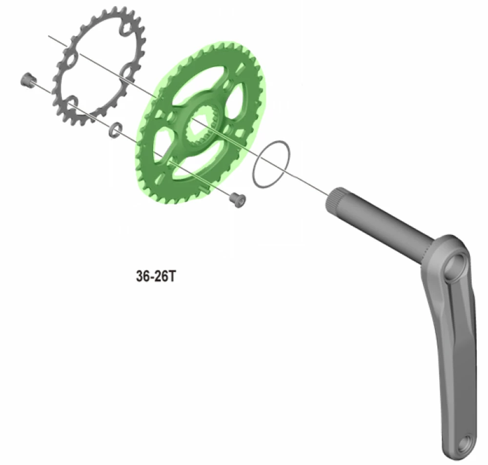 Shimano SLX FC-M7100 Plateau 2x12 Vitesses 3 Shimano SLX FC-M7100 Plateau 2x12 Vitesses – Image 3