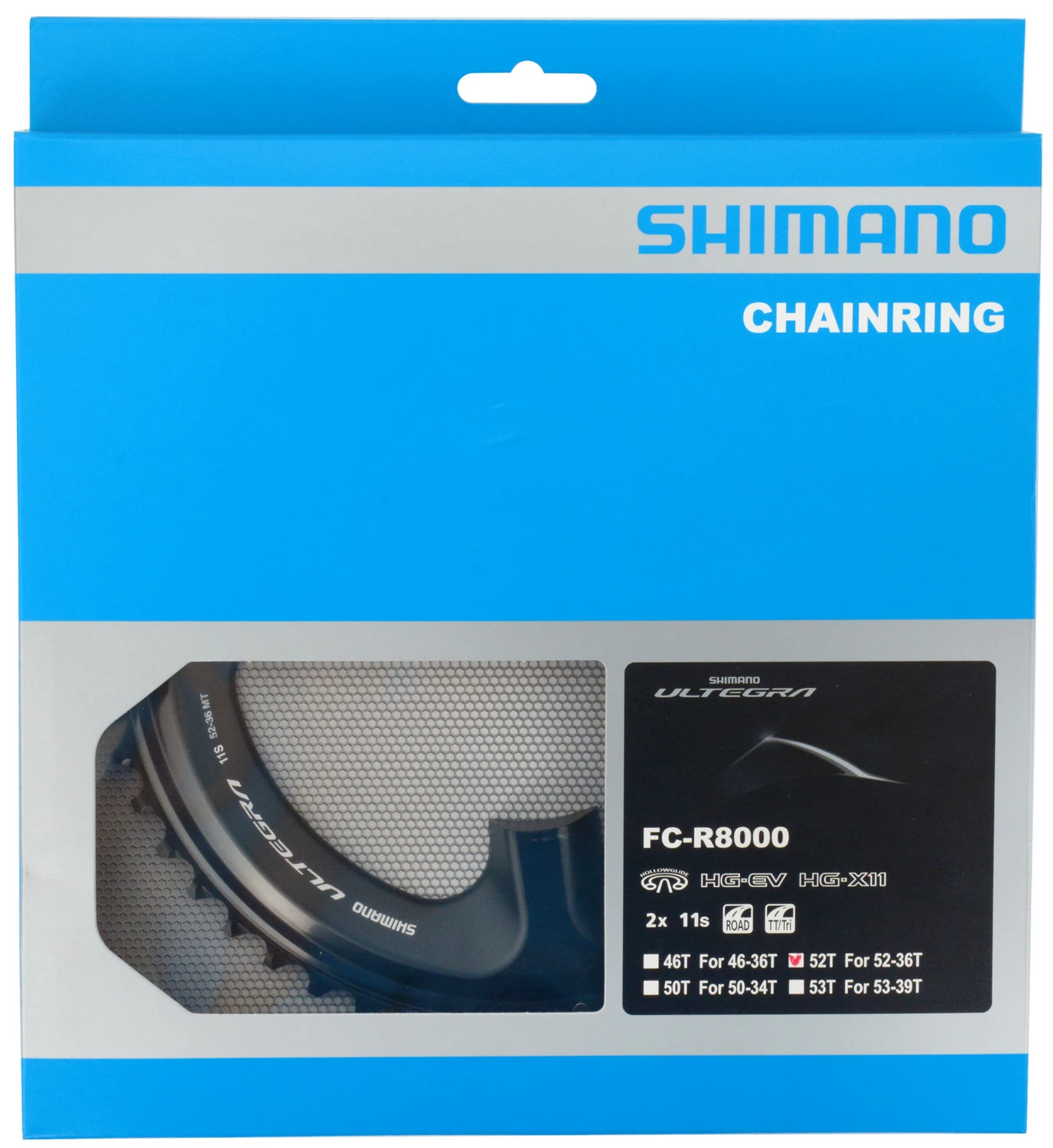 Shimano Pignon ULTEGRA Pour FC-R8000 52-46/36T (MT) 3 Shimano Pignon ULTEGRA Pour FC-R8000 52-46/36T (MT) – Image 3