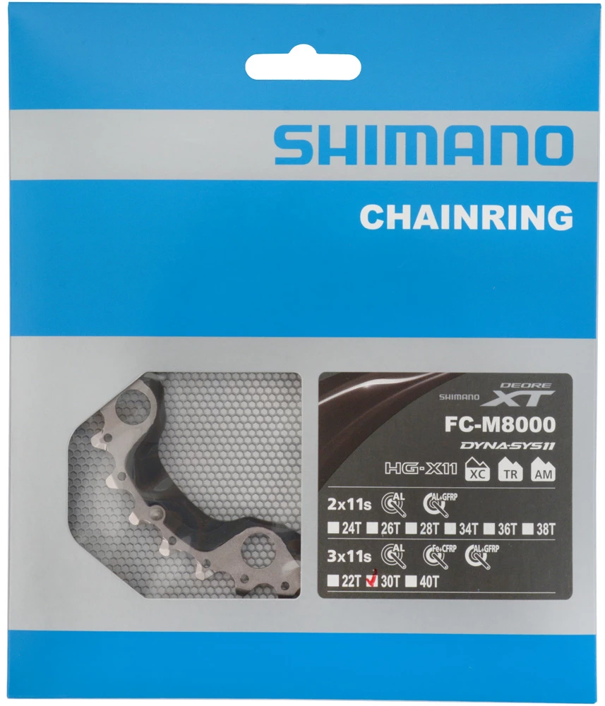 Shimano XT Plateau 3 Vitesses Pour FC-M8000 30 Dents (BA) 4 Shimano XT Plateau 3 Vitesses Pour FC-M8000 30 Dents (BA) – Image 4