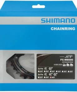 Shimano XT Plateau 3 Vitesses Pour FC-M8000 40 Dents (BA) -Composants Soldes Shimano XT 3 fach Kettenblatt FC M8000 40 Zahne BA Y1RL98050 d