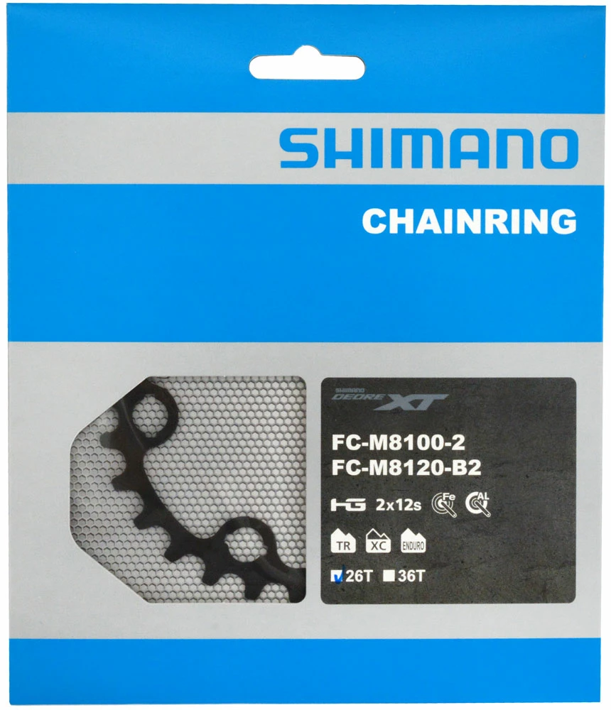 Shimano XT/SLX FC-M8100/M7100 Plateau 2x12 Vitesses 3 Shimano XT/SLX FC-M8100/M7100 Plateau 2x12 Vitesses – Image 3