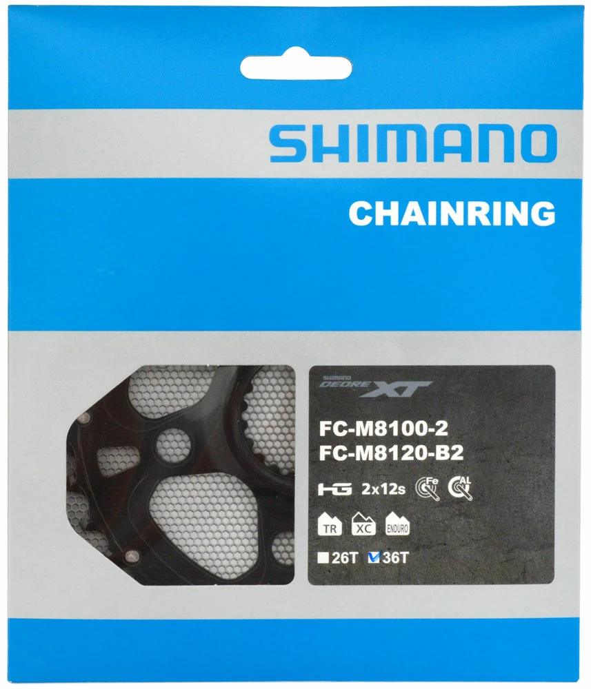 Shimano XT/SLX FC-M8100/M7100 Plateau 2x12 Vitesses 5 Shimano XT/SLX FC-M8100/M7100 Plateau 2x12 Vitesses – Image 5