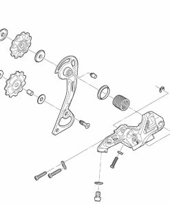 Shimano RD-M980/RD-M985/RD-M972 Vis De Guidage/galet Tendeur -Composants Soldes Shimano Y5WJ21000