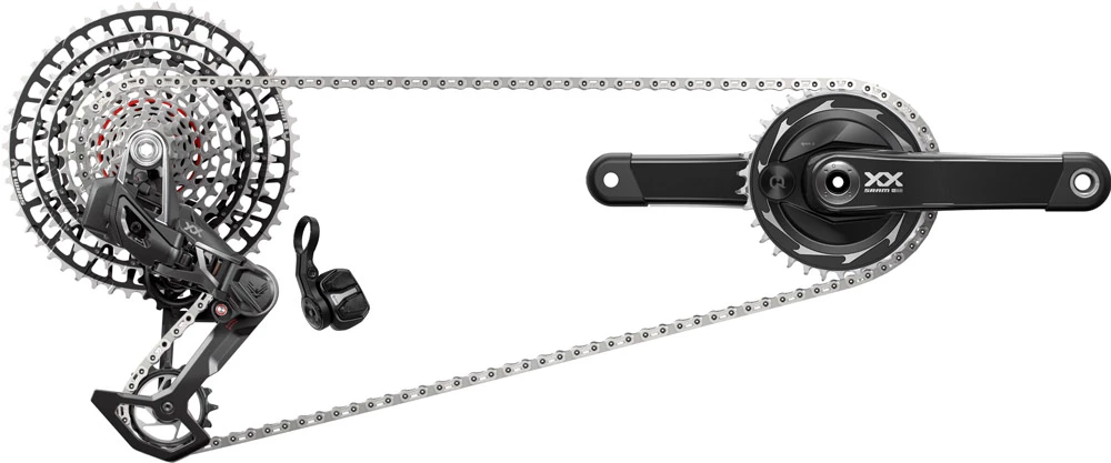 SRAM XX SL Eagle AXS Transmission DUB Powermeter Groupe 12 Vitesses 1 SRAM XX SL Eagle AXS Transmission DUB Powermeter Groupe 12 Vitesses