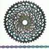 SRAM XX1 Eagle Kit D'usure XG-1299 12 Vitesses Cassette+XX1 Hollow Pin Chaîne 12 Vitesses