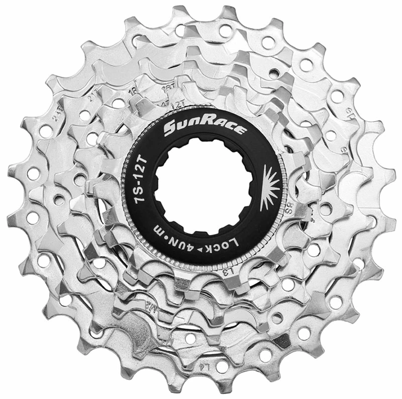 SUNRACE CSR63 Cassette 7 Vitesses 12-24 1 SUNRACE CSR63 Cassette 7 Vitesses 12-24