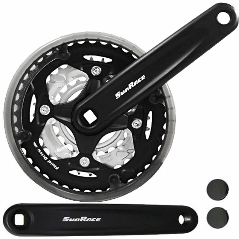 SUNRACE FCM513 Manivelle Carrée 6/7/8 Vitesses 42/34/24 152mm 1 SUNRACE FCM513 Manivelle Carrée 6/7/8 Vitesses 42/34/24 152mm