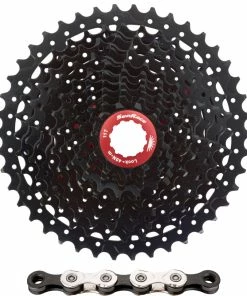 SUNRACE MX8 Cassette 11-46 + KMC X11-93 Chain 11-speed Wear And Tear Set