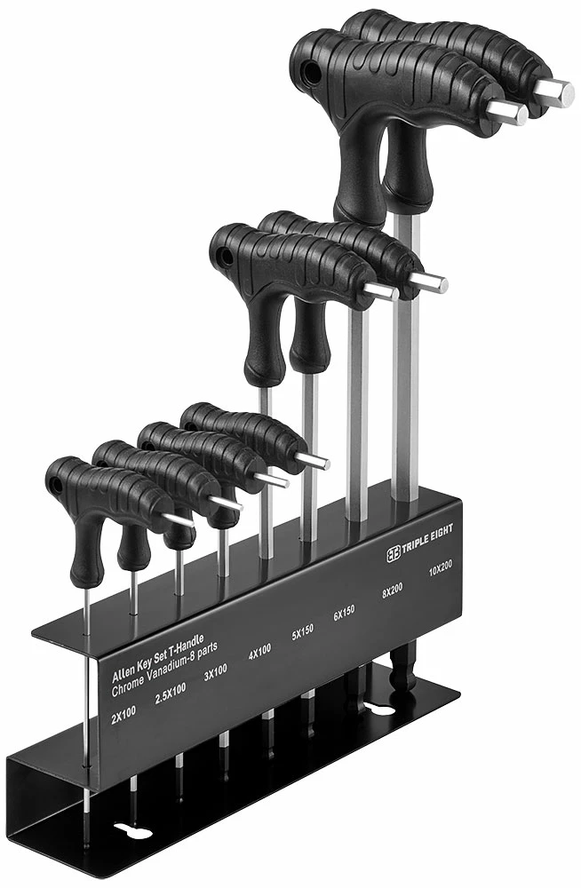 Triple Eight Jeu De Clés Mâles à Six Pans En T 1 Triple Eight Jeu De Clés Mâles à Six Pans En T