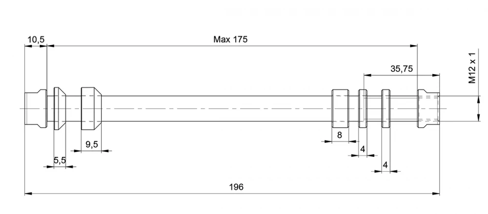 TACX Axe D'entraîneur M12x1,00 Pour E-Thru T1711 2 TACX Axe D'entraîneur M12x1,00 Pour E-Thru T1711 – Image 2
