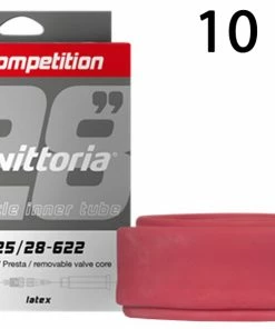 Vittoria Latex De Compétition 25/28-622 Tube 48mm (10 Pièces)