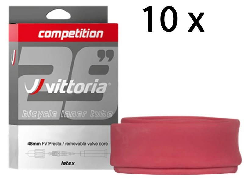 Vittoria Chambre à Air Competition Latex 29" 48mm (10 Pièces) 1 Vittoria Chambre à Air Competition Latex 29" 48mm (10 Pièces)