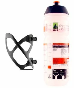 Tune Wasserträger 2.0 Porte-bouteille En Carbone + Bouteille à Boissons De 750ml