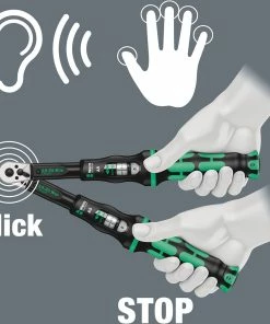 Wera Click-Torque B1 - Clé Dynamométrique à Cliquet 3/8" (10-50Nm) -Composants Soldes Wera Click Torque B1 05075610001 4