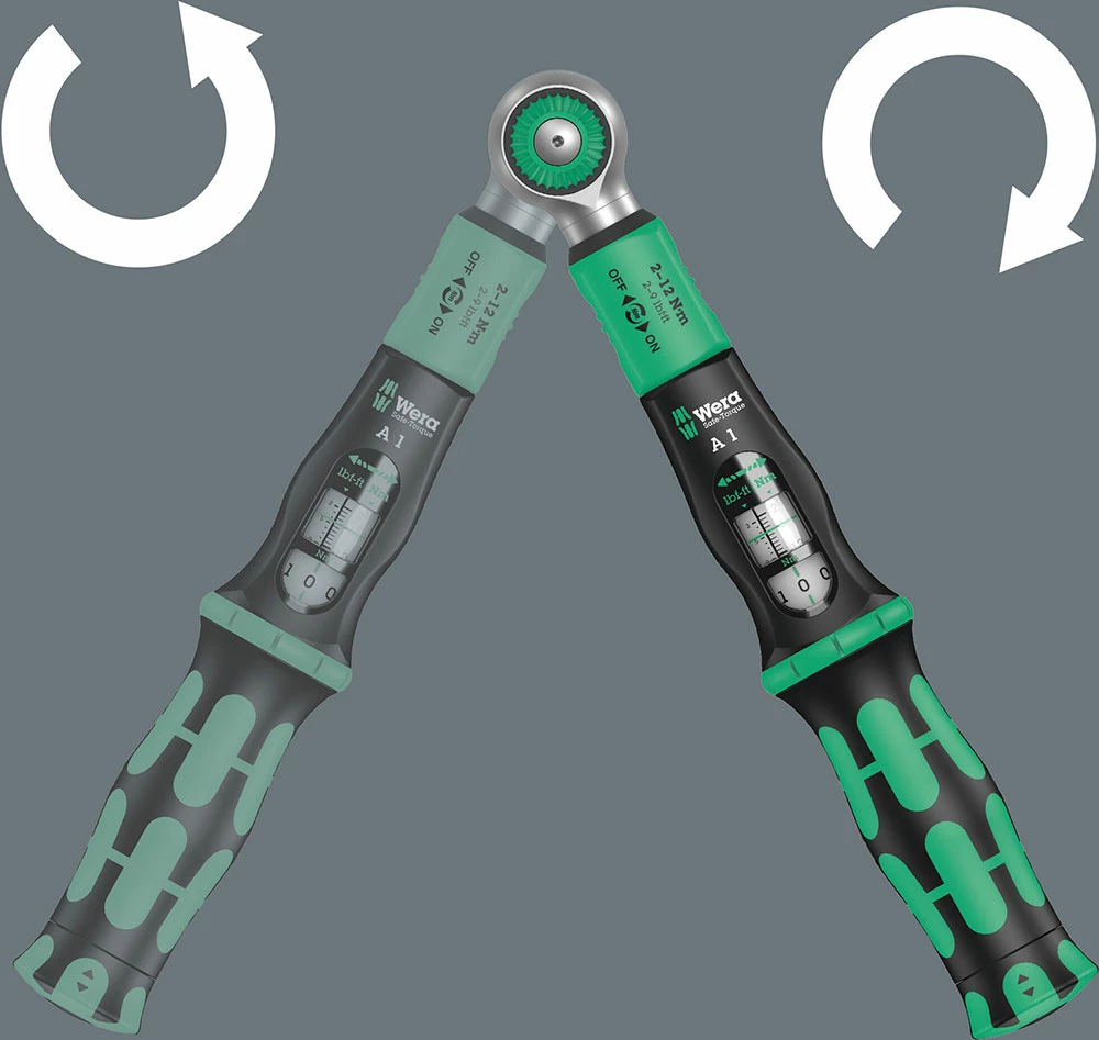 Wera Safe-Torque A1 Set 1 - Clé Dynamométrique 1/4" (2-12Nm) 5 Wera Safe-Torque A1 Set 1 - Clé Dynamométrique 1/4" (2-12Nm) – Image 5