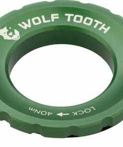 Wolf Tooth Components Centerlock Lockring -Composants Soldes Wolf Tooth Centerlock Rotor Lockring Green 5