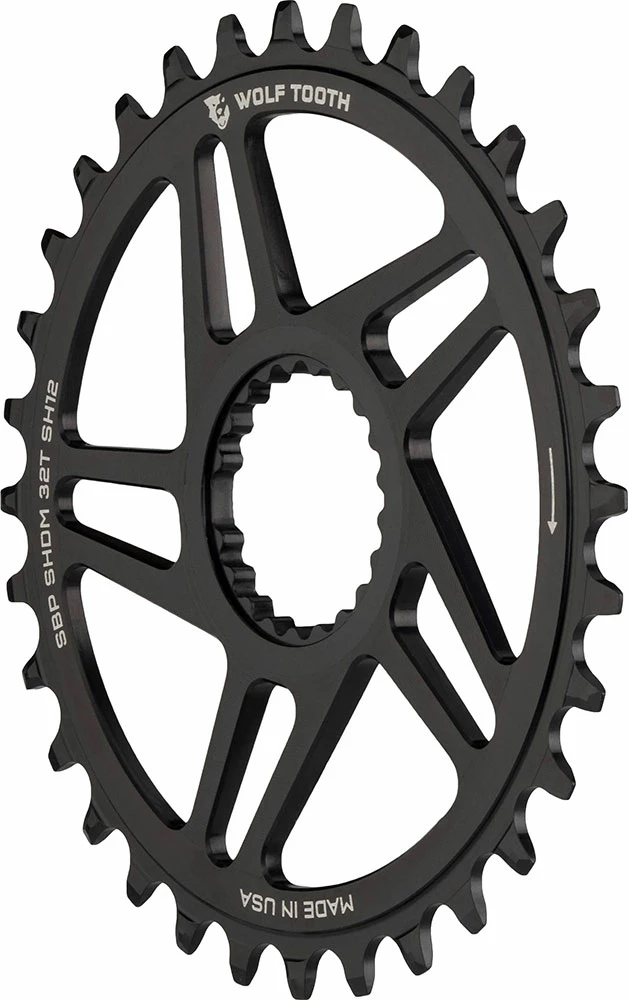 Wolf Tooth Components Plateau Shimano 12 Vitesses DM Boost 3mm Offset 2 Wolf Tooth Components Plateau Shimano 12 Vitesses DM Boost 3mm Offset – Image 2