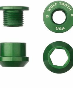 Wolf Tooth Components Vis De Plateaux 1 Fois (4 Pièces) -Composants Soldes Wolf Tooth Kettenblattschrauben fur 1 fach Kurbel 4CBCN06BLK 6