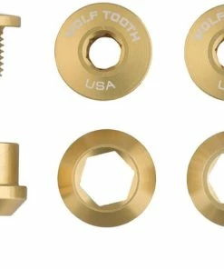 Wolf Tooth Components Vis De Plateaux 1 Fois (5 Pièces) -Composants Soldes Wolf Tooth Kettenblattschrauben fur 1 fach Kurbel 5CBCN06BLK 5 1