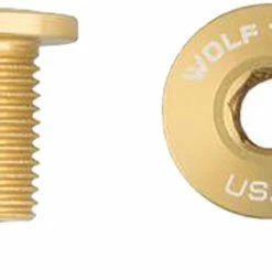 Wolf Tooth Components M8 10mm 4 Pcs. Vis De Plateau -Composants Soldes Wolf Tooth gold
