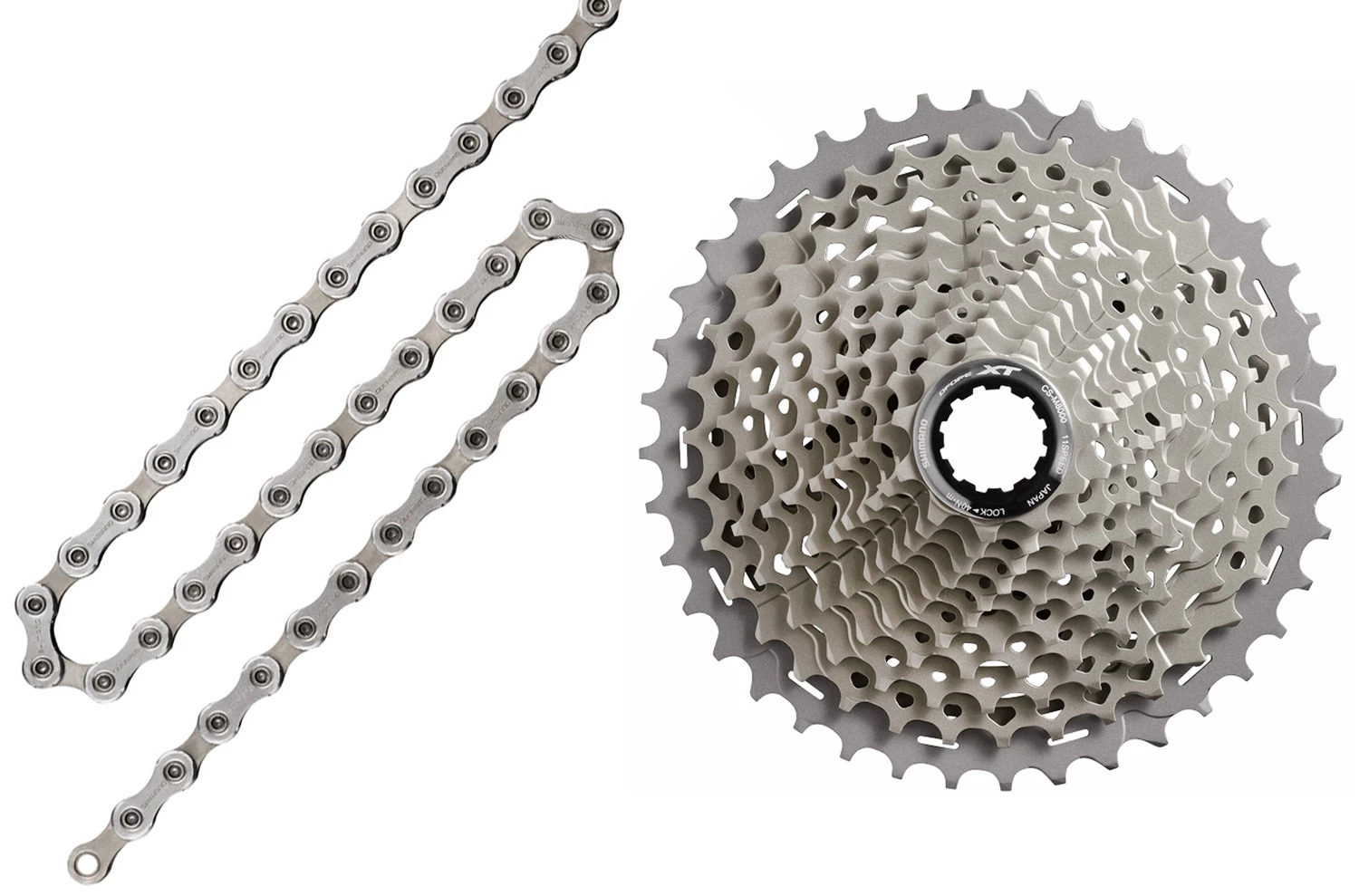 Shimano XT CN-HG701+CS-M8000 11 Fois Kit D'usure 11-40 1 Shimano XT CN-HG701+CS-M8000 11 Fois Kit D'usure 11-40