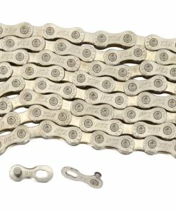 YBN Chaîne 11 Vitesses Pour Vélos électriques S11e S2 136 Maillons Argentés