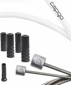 CAPGO BL ECO Jeu De Câbles De Dérailleur Shimano/SRAM 5 CAPGO BL ECO Jeu De Câbles De Dérailleur Shimano/SRAM -Composants Soldes capgo BL Shimano SRAM Schaltzugset ECO CBSHSWH E SH AMCS2