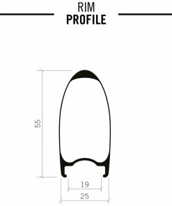 Vision Jeu De Roues Carbone TC 55 Disc TLR -Composants Soldes tc55 chtlr profilo