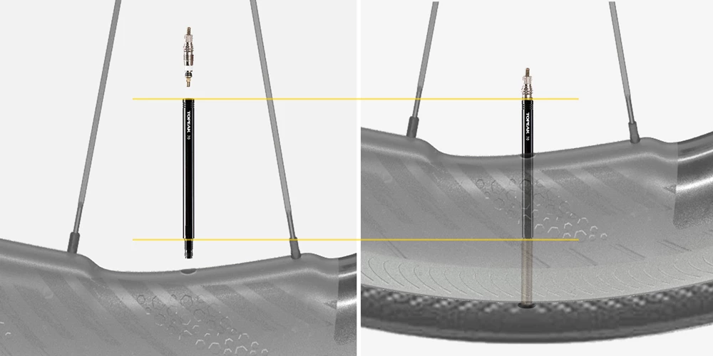 Topeak Presta Valve Extender Extension De Valve (2 Pièces) 5 Topeak Presta Valve Extender Extension De Valve (2 Pièces) – Image 5